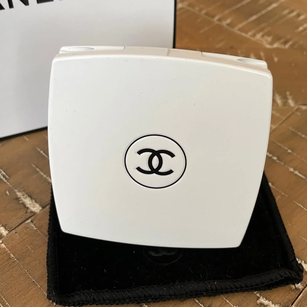 CHANEL  NWT Beauty White Mirror with Sleeve & Box Comes  w/Gift Bag - Picture 2 of 3